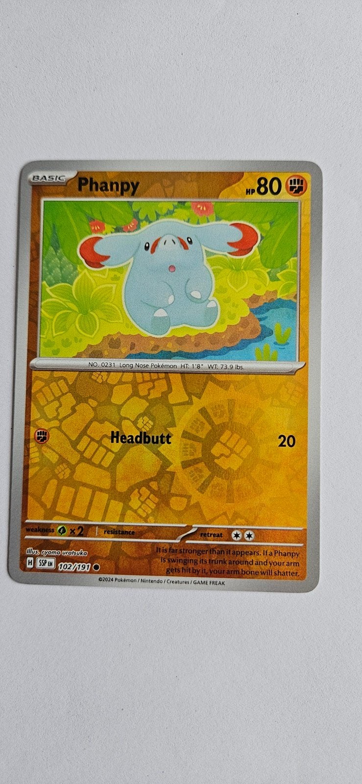 Pokémon Surging Sparks #102, Ophalen of Verzenden, Zo goed als nieuw
