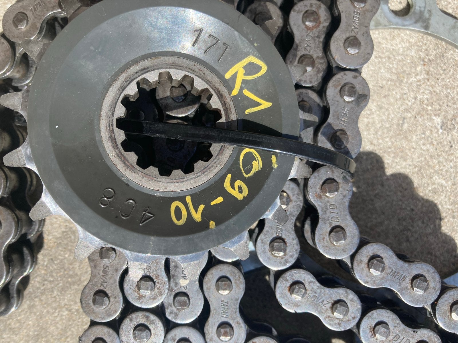 DID 530ZVM-X G&G ZJ ketting en tandwielset, Ophalen of Verzenden, Gebruikt