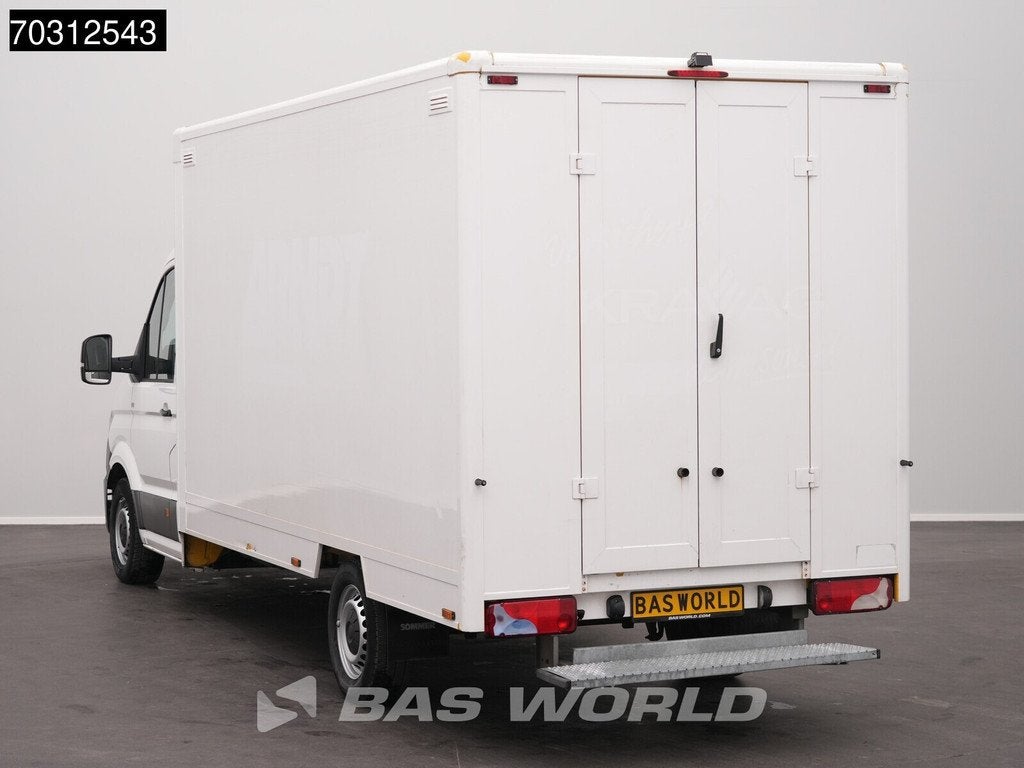 MAN TGE 3.100 433cm Bakwagen Achterdeuren Zijdeur Camera Eur, Stof, Gebruikt, Euro 6, 4 cilinders
