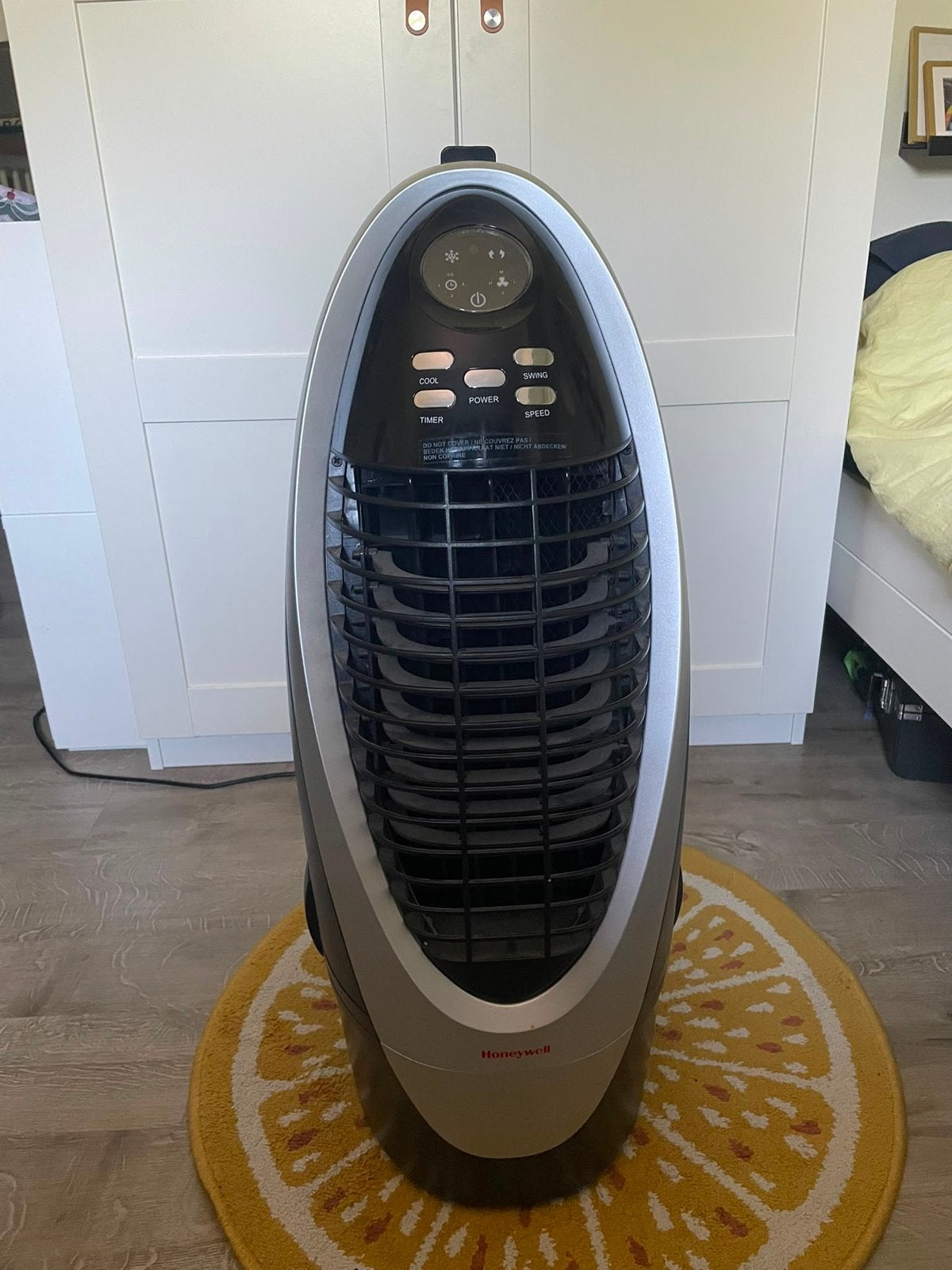 Honeywell Mobiele Airco/Luchtkoeler met Afstandsbediening, Witgoed en Apparatuur, Airco's, Ophalen, Gebruikt, Minder dan 60 m³