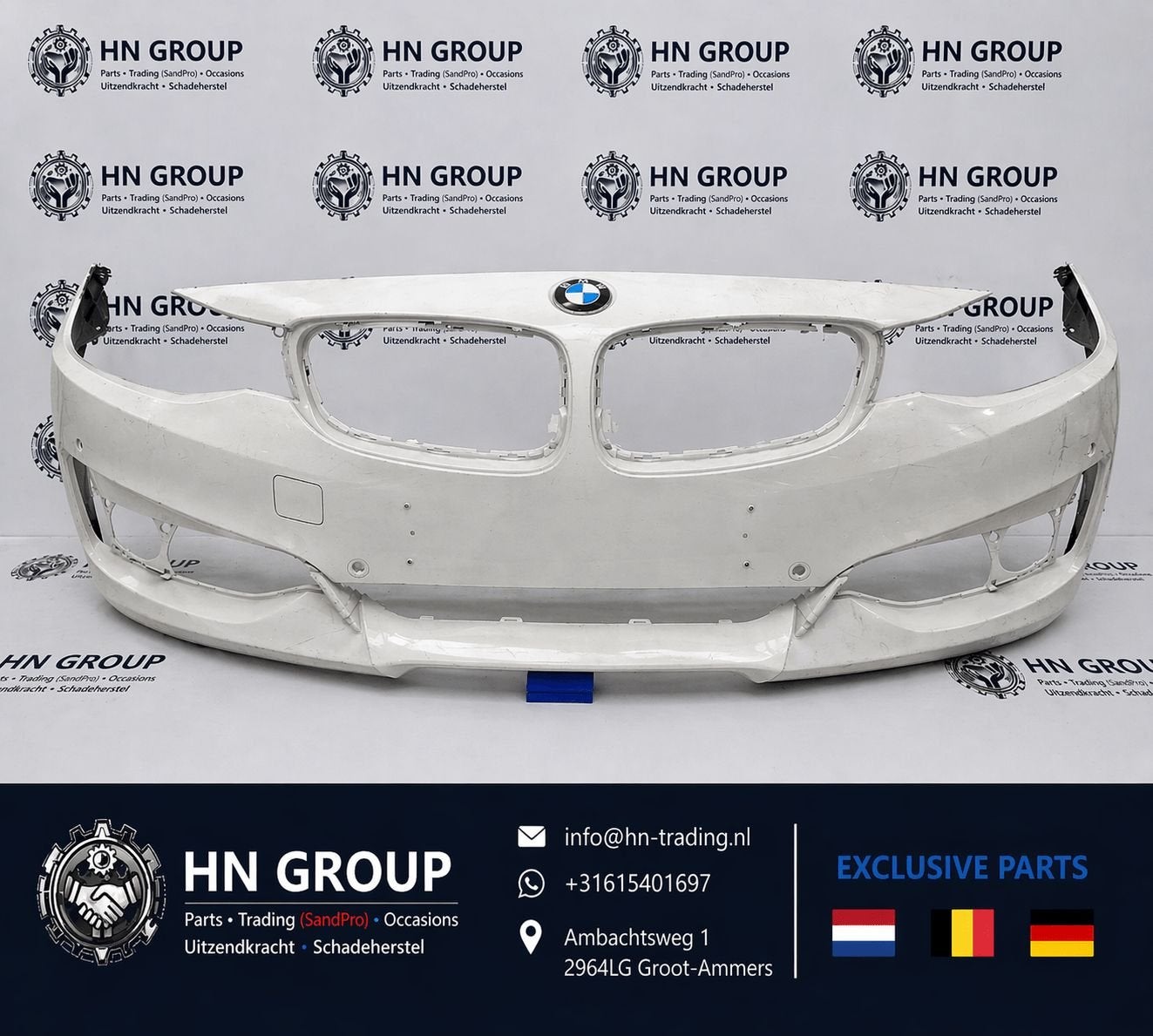 BMW 3 Serie Gran Turismo F34 Voorbumper, Gebruikt, -, Voor, -