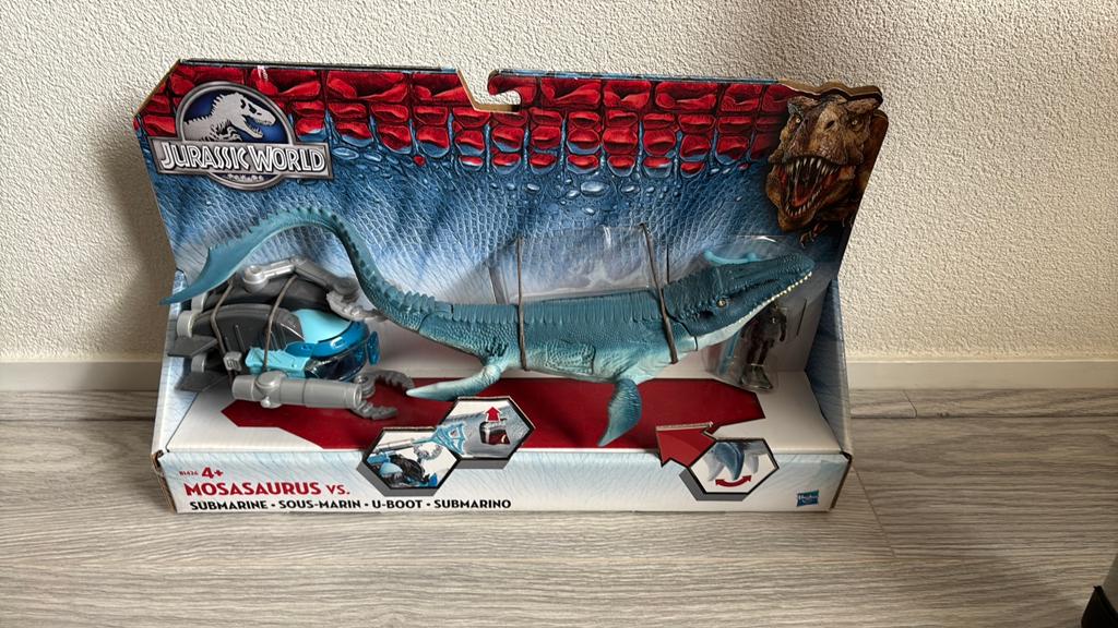 Jurassic World Mosasaurus vs. Submarine Speelset, Ophalen of Verzenden, Nieuw, Jongen of Meisje