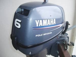 Yamaha 6pk viertakt buitenboordmotor, Watersport en Boten, Bootonderdelen, Ophalen, Gebruikt, Motor en Techniek, Motorboot