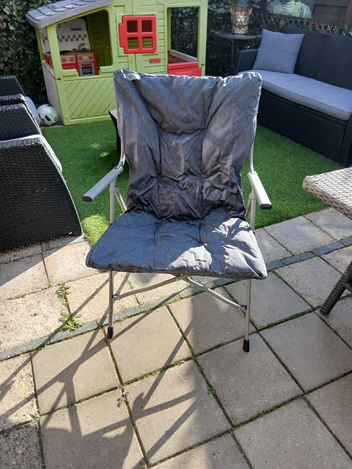 4 Froyak Campingstoelen Deluxe - Zo goed als nieuw, Ophalen