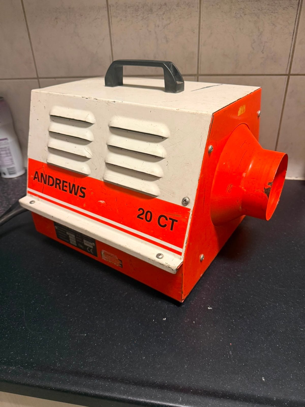 Andrews Sykes 20 CT elektrische heteluchtkanon / heater, Doe-het-zelf en Verbouw, Ophalen of Verzenden, Gebruikt, 800 watt of meer