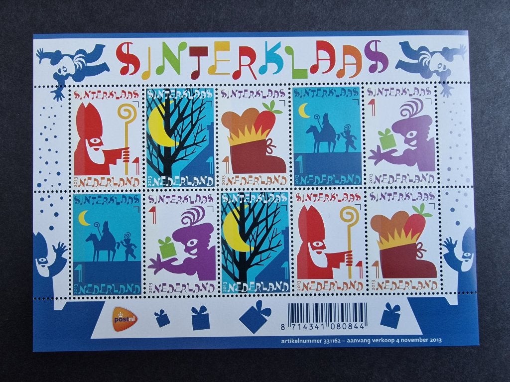 2013 Vel V3108-3112 Sinterklaas. Postfris., Ophalen of Verzenden, Na 1940, Postfris