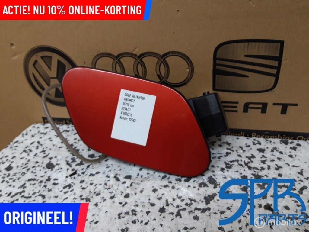 Tankklep LA3X Golf 7 VII 5G0809857B TANKDOP TANK KLEP DEKSEL, Gebruikt, Volkswagen, Ophalen of Verzenden, Volkswagen