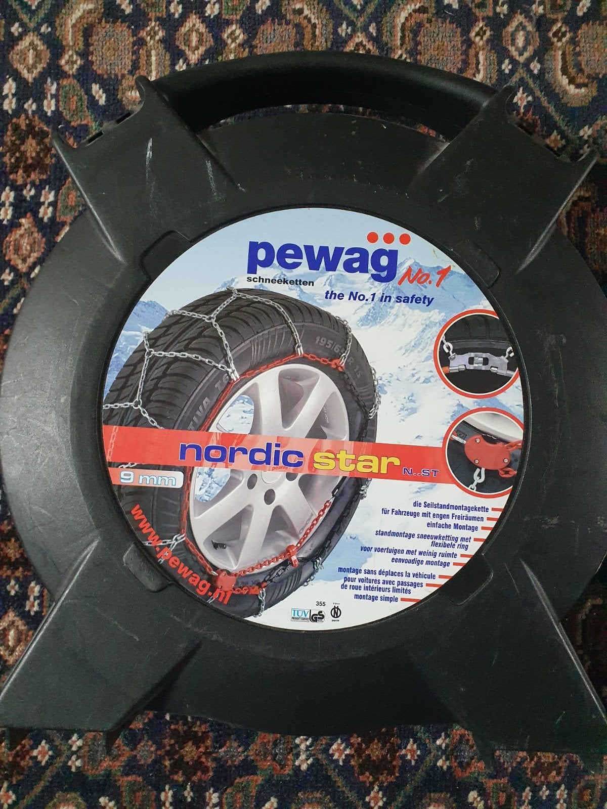 Pewag Nordic Star N73ST Sneeuwkettingen 9mm, Auto diversen, Ophalen of Verzenden, Gebruikt