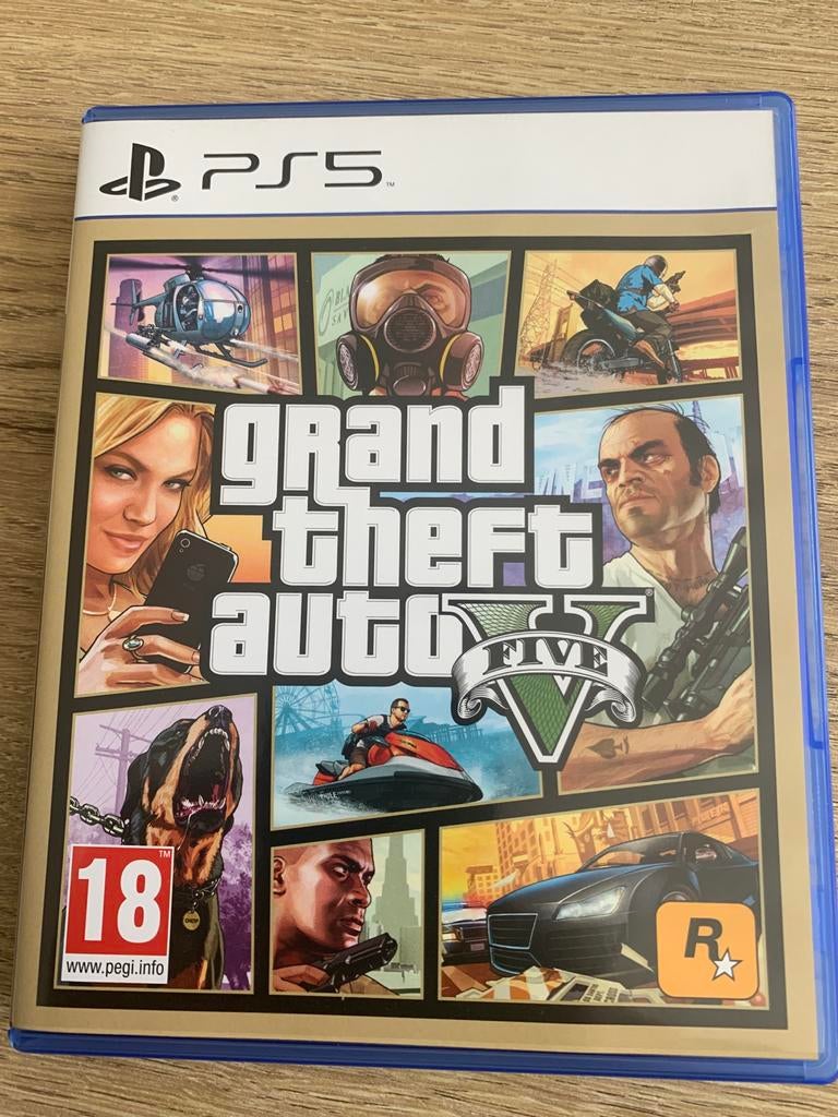 Grand Theft Auto V (GTA 5) PS5 - Zo goed als nieuw, Spelcomputers en Games, Games | Sony PlayStation 5, Online, Vanaf 18 jaar