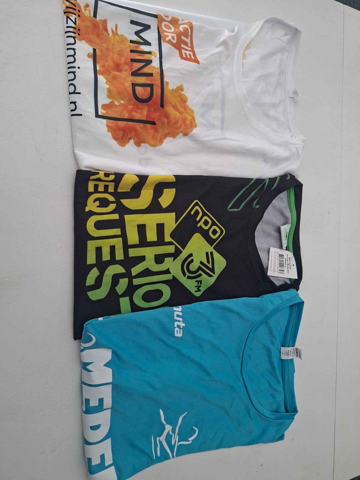 Sportshirts (3 stuks), Kleding | Heren, Ophalen, Meerkleurig, Overige maten, Gedragen