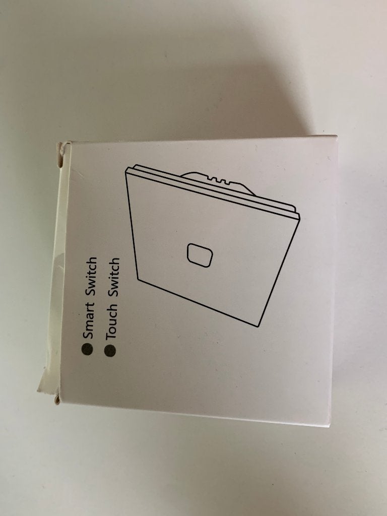 Glass panel 4 gang 1 way wall touch screen switch, Ophalen of Verzenden, Nieuw