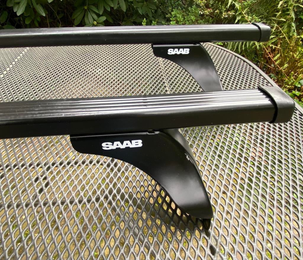 Saab dakdragers - Origineel en in goede staat, Auto diversen, Dakdragers, Ophalen of Verzenden, Zo goed als nieuw