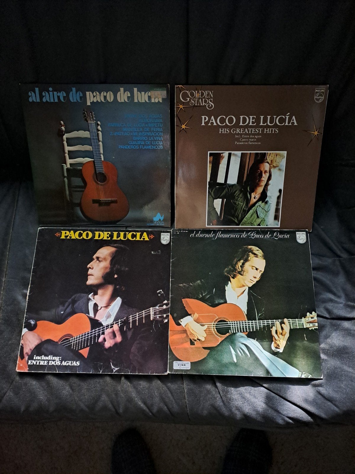 Paco de Lucía Vinyl Collectie - 4 LP's Flamenco Gitaar, LP, Gebruikt, Overige genres, Ophalen of Verzenden