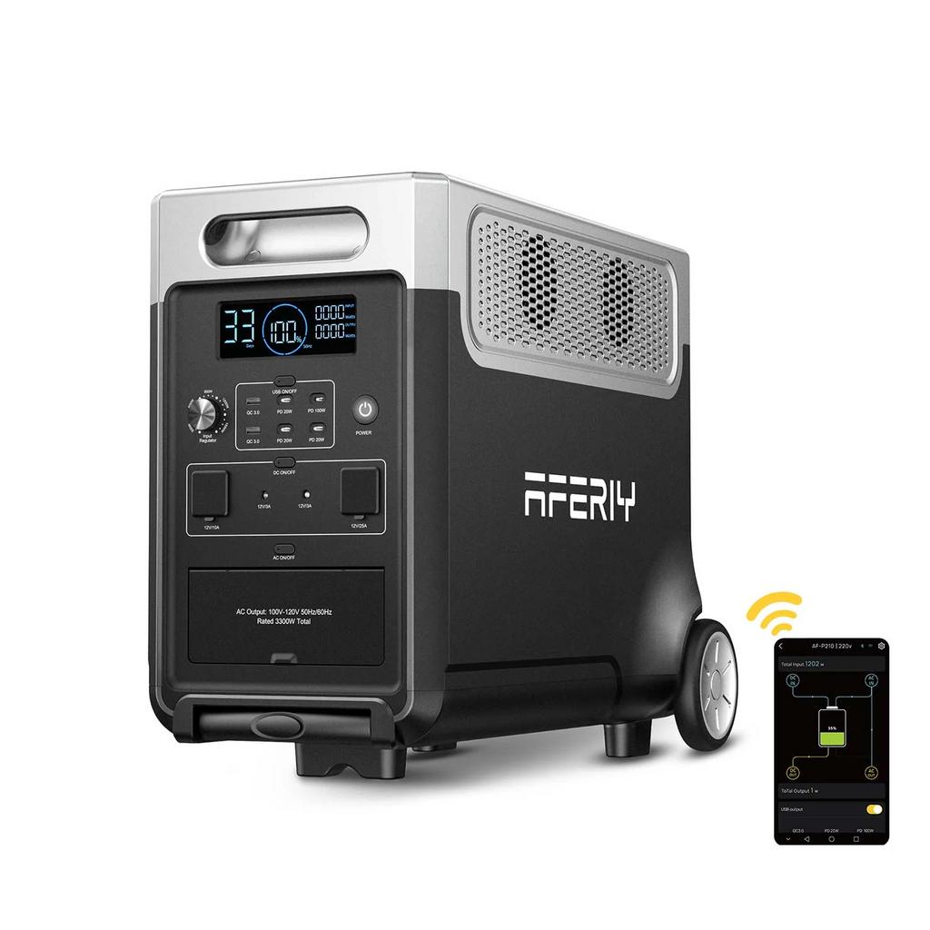 AFERIY P310 3600W 3840Wh Powerstation NIEUW + Garantie, Verzenden, Nieuw