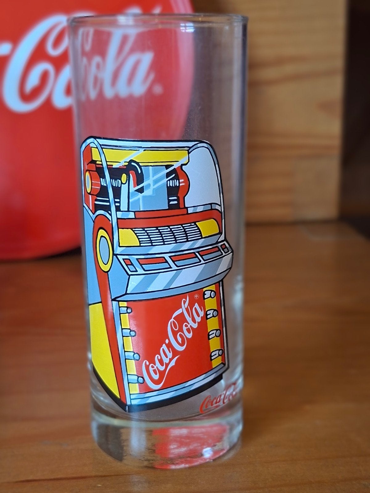 7 leuke Coca-Cola glazen met diverse retro afbeeldingen, Antiek en Kunst, Ophalen