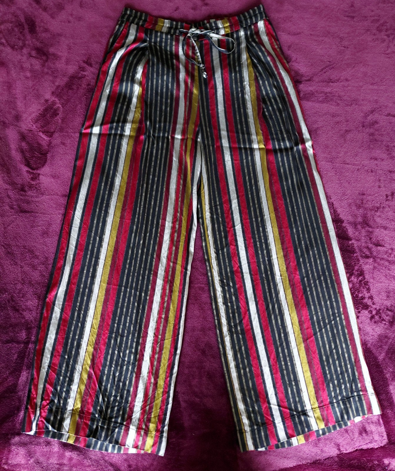 opportuno Amsterdam broek wijde pijp retro mt l, Meerkleurig, Maat 42/44 (L), Opportuno Amsterdam, Ophalen of Verzenden
