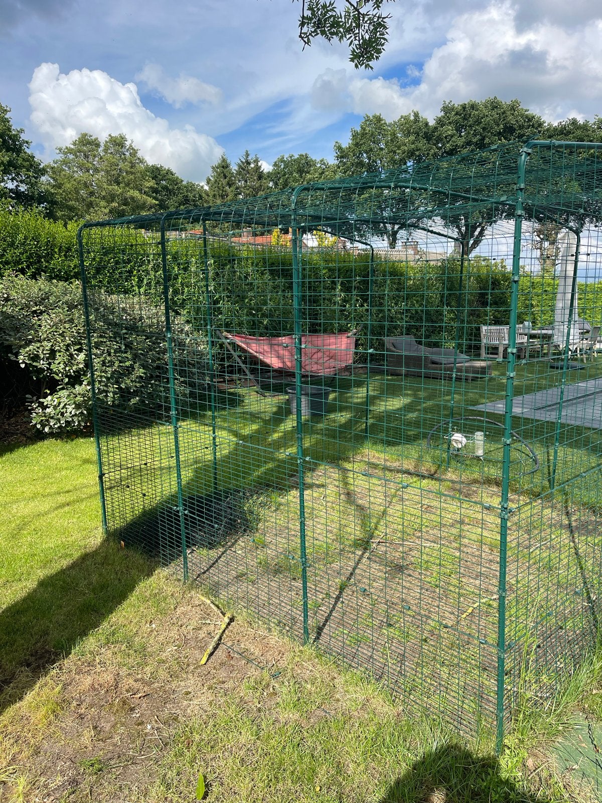 Konijnen en kippen inloopren merk Omlet