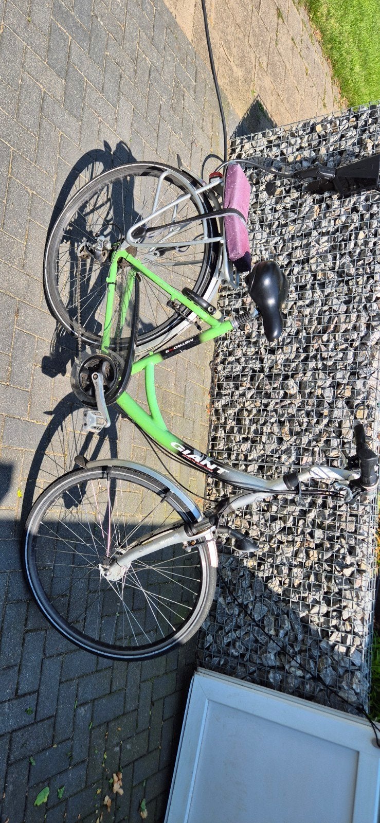 2e hands Giant damesfiets met 21 versnellingen, Velgrem, Versnellingen, 53 tot 56 cm, Gebruikt