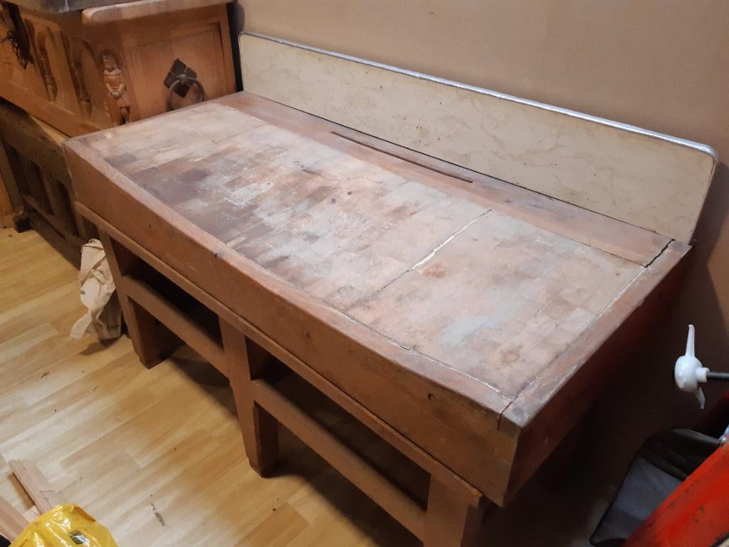 Slagersblok xl, Ophalen