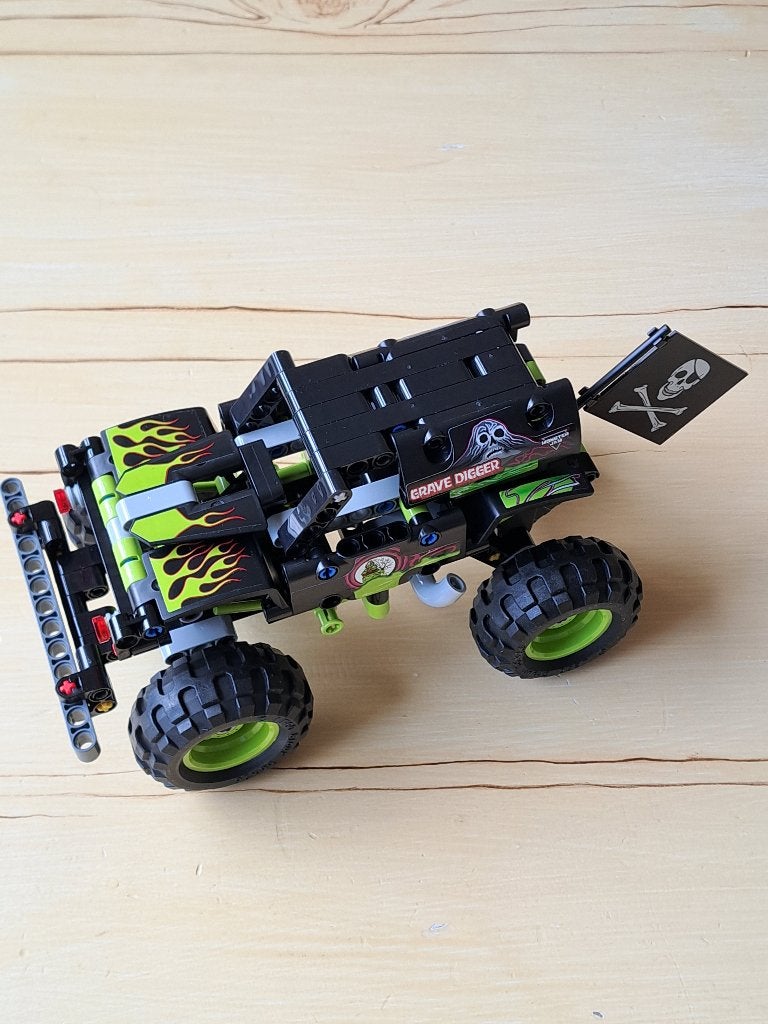 Lego Monstertruck, Kinderen en Baby's, Lego, Ophalen of Verzenden, Zo goed als nieuw, Compleet