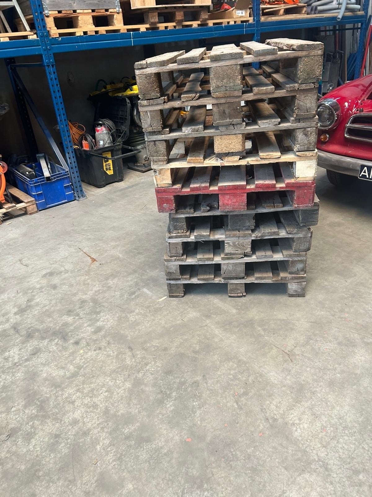 Pellets Euro 5 - Stevige Houten Pallets, Gebruikt, 100 cm of meer, Verzenden, 60 cm of meer