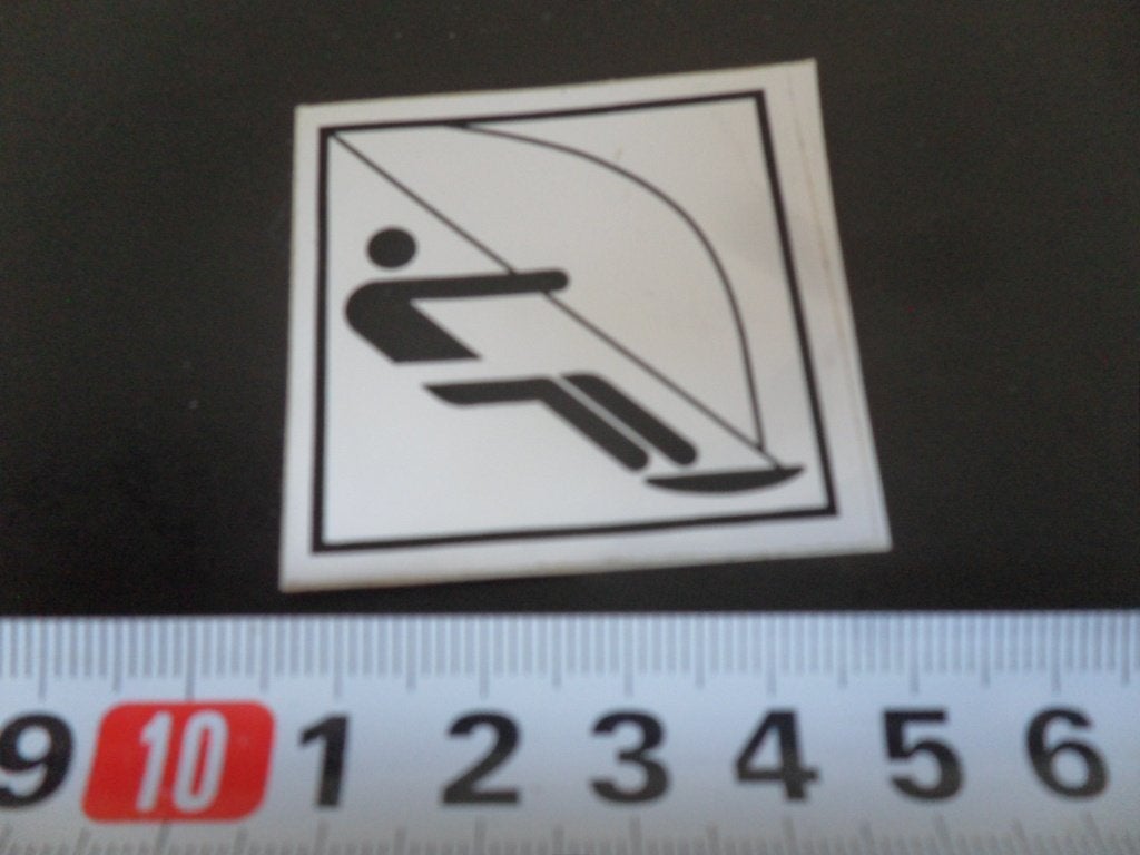 sticker Hansaplast pictogram SURFEN sport, Verzamelen, Ophalen of Verzenden, Zo goed als nieuw