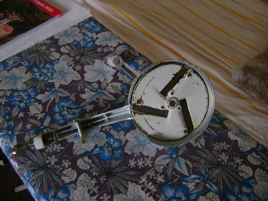 Handmatige snijbonen machine tafelmodel, Ophalen of Verzenden, Gebruikt