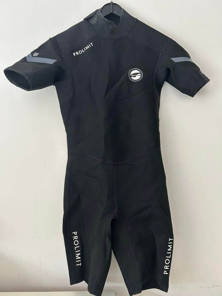 Prolimit korte wetsuit zwart voor kinderen 12-13 jaar, Ophalen of Verzenden, Zo goed als nieuw, Kind, Wetsuit