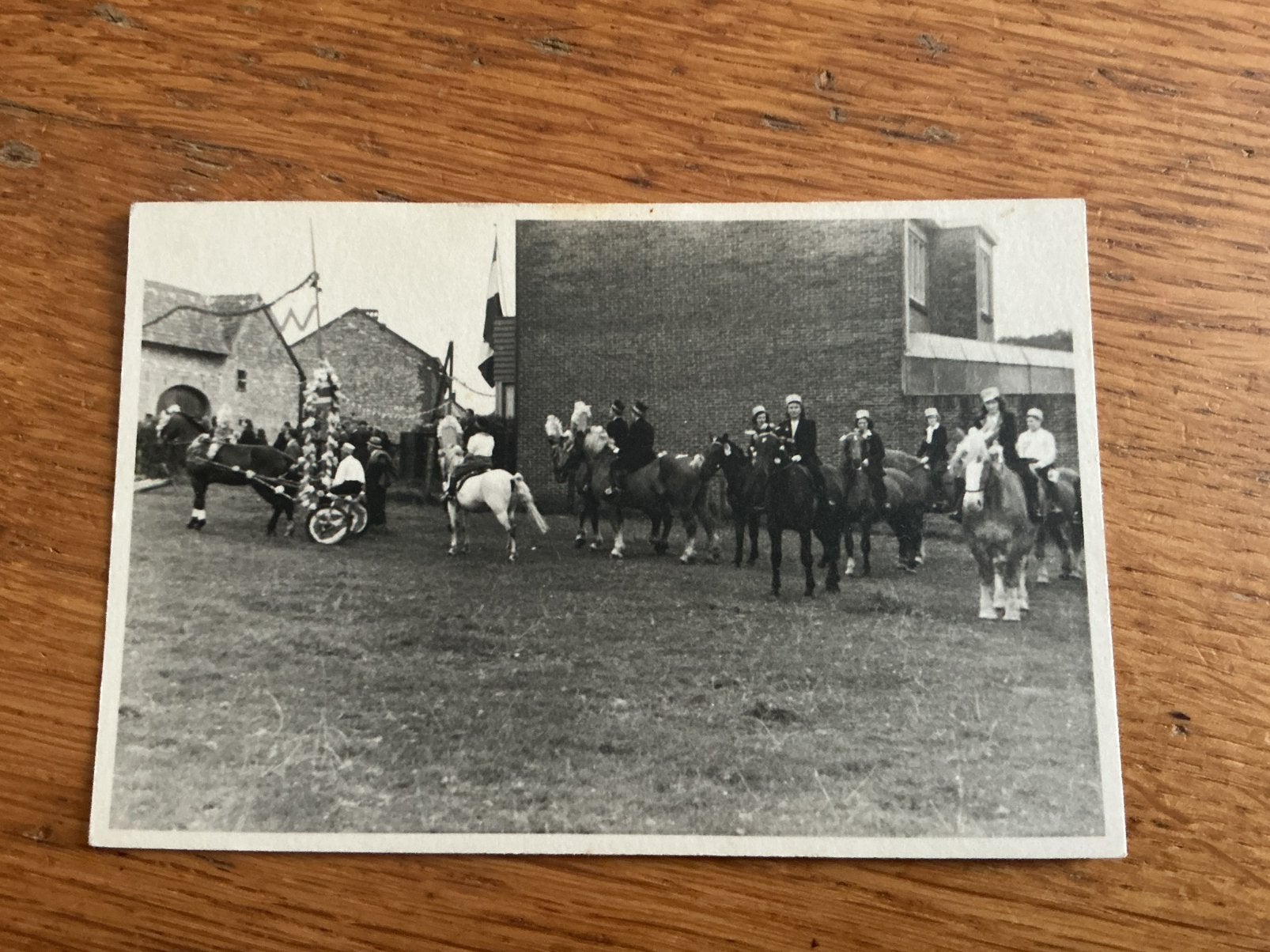U5 Simpelveld Stampstraat 1945 8 x 12 centimeter foto, Ophalen of Verzenden, 1940 tot 1960, Zo goed als nieuw