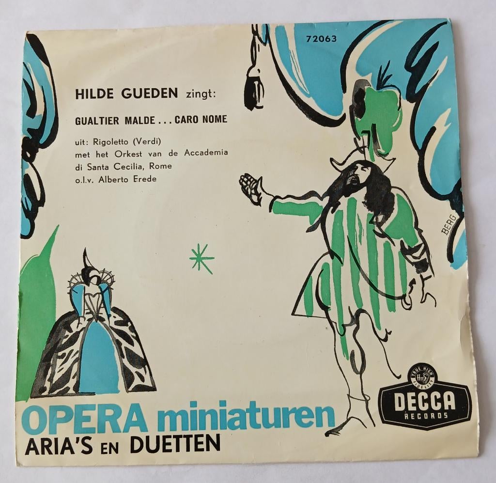 72063 - Opera miniaturen - Aria's en Duetten, Cd's en Dvd's, Vinyl Singles, Ophalen of Verzenden, Gebruikt, Klassiek, Single