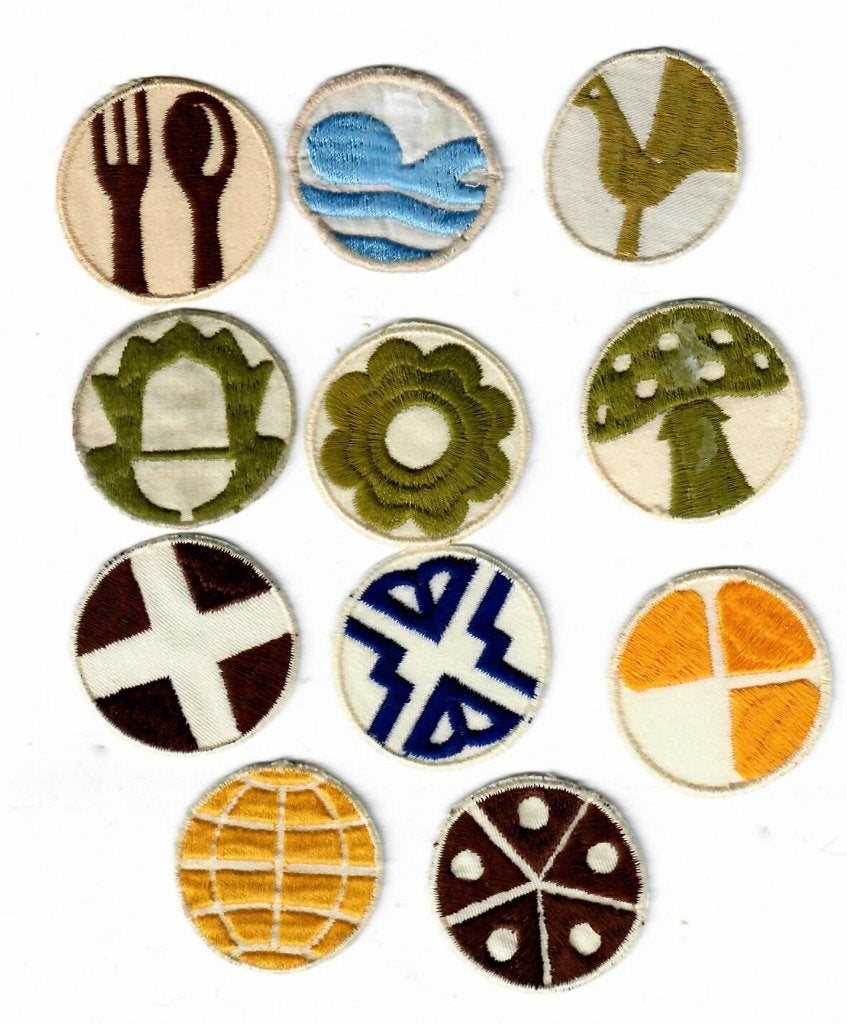 11 vaardigheidsinsignes nieuw en gebruikt  1 lot, Verzamelen, Verzenden, Nieuw, Embleem, Speld of Insigne