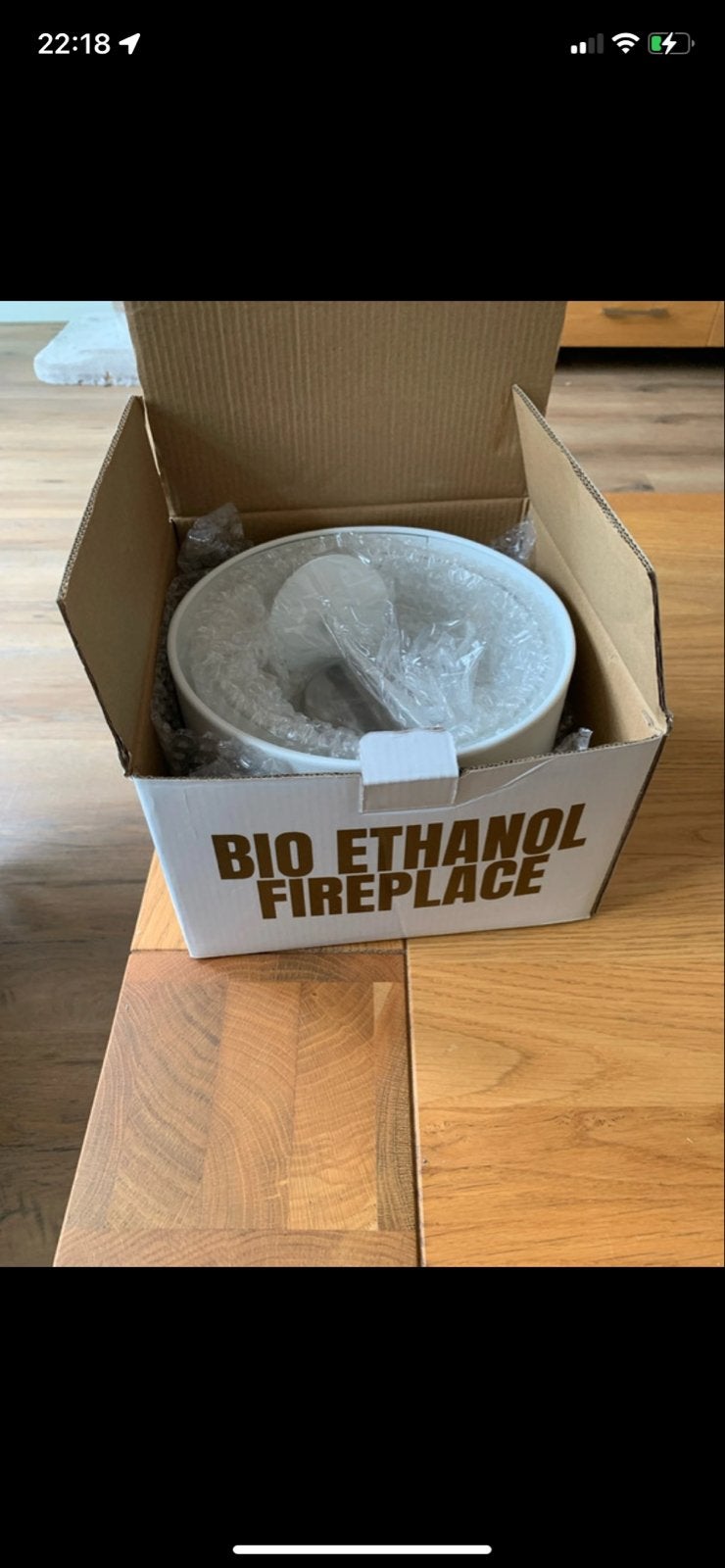 Bio Ethanol Sfeerhaard - Wit, Nieuw, Ophalen of Verzenden, Modern, Wit