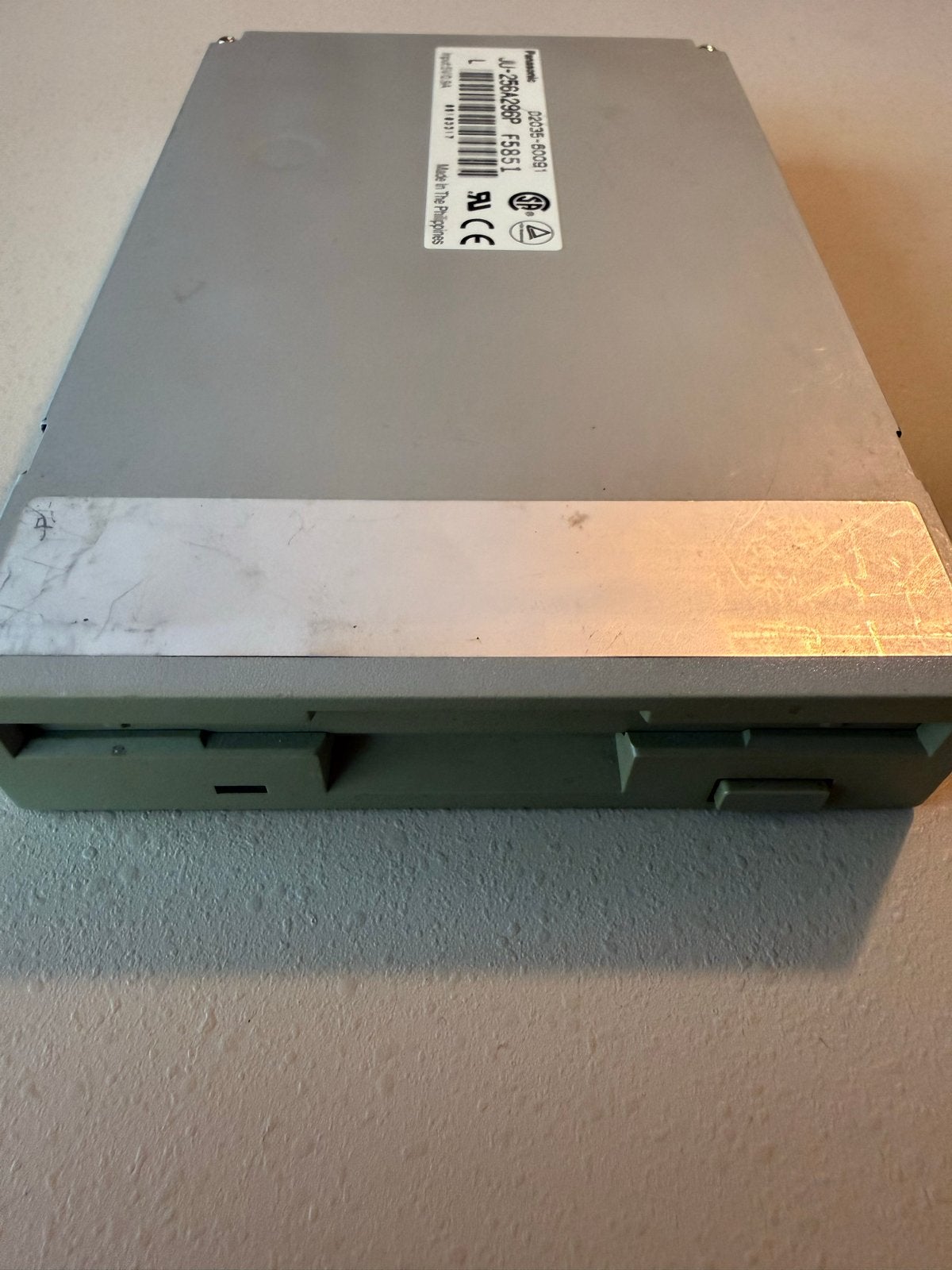 Panasonic JU-256A296P F5851 3.5" Floppy Disk Drive, Computers en Software, Ophalen of Verzenden, Gebruikt