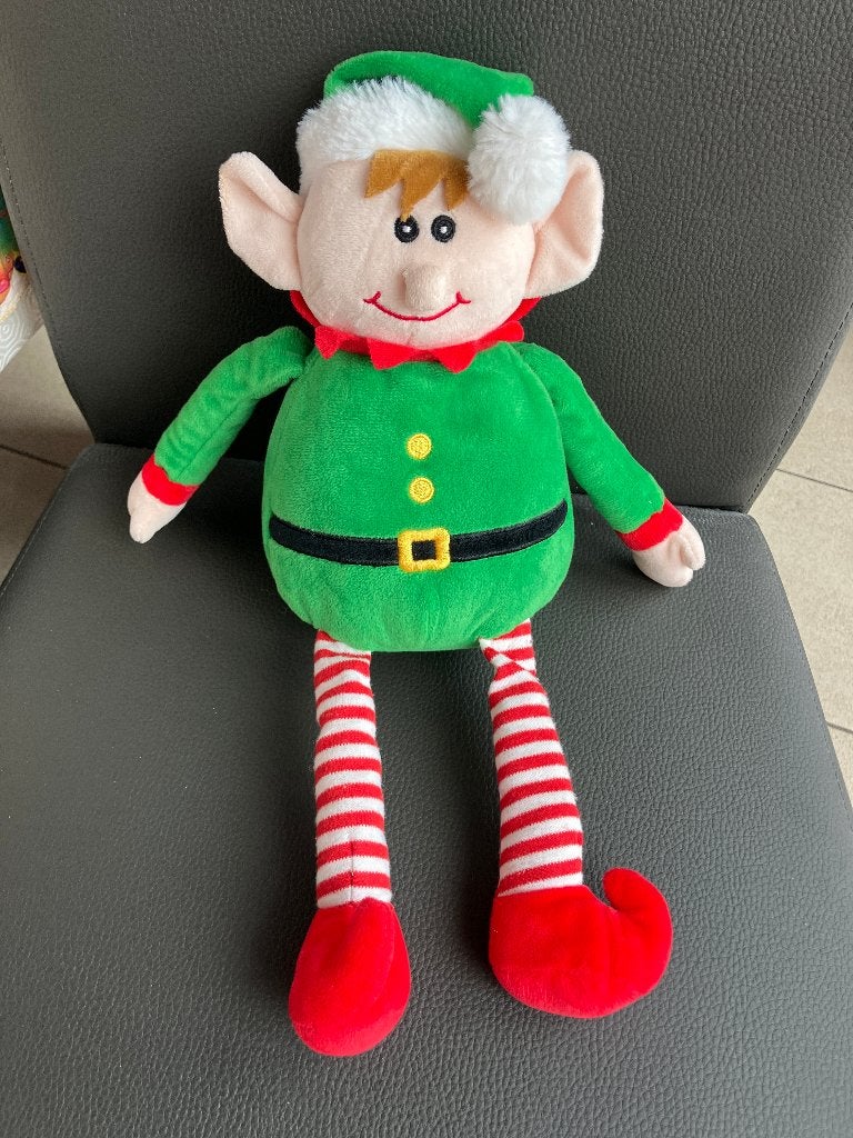 Leuke kerst elf knuffel, Ophalen of Verzenden, Zo goed als nieuw, Overige typen