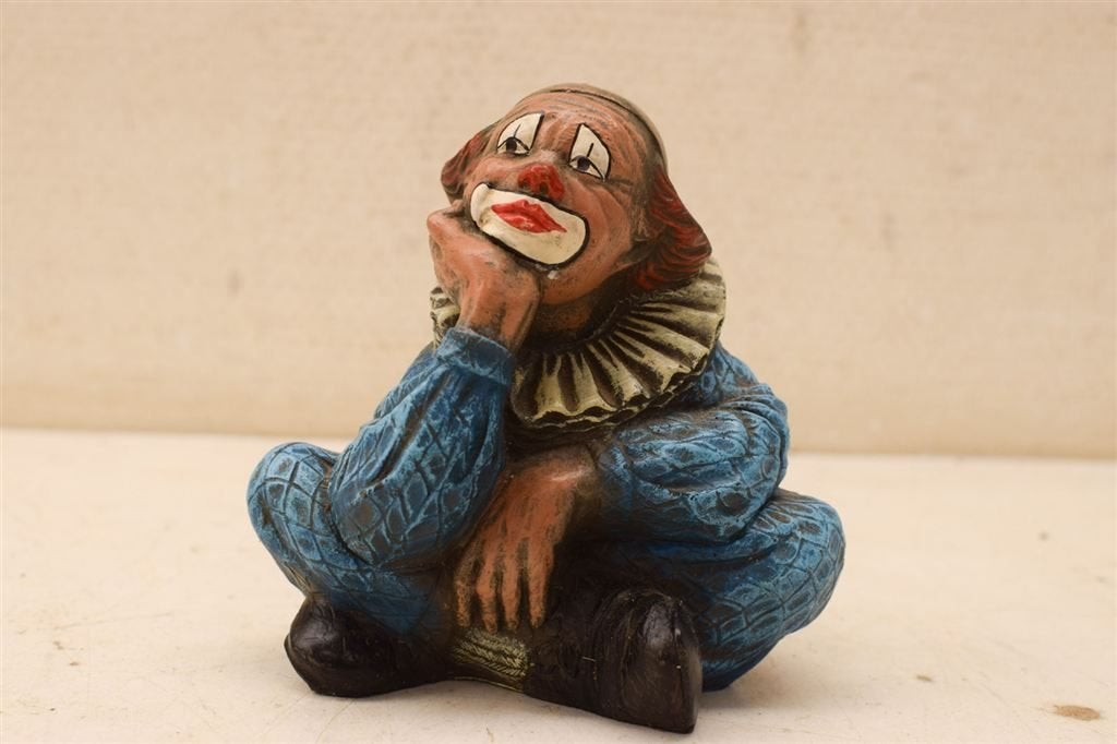 houten beeld van een clown 48407