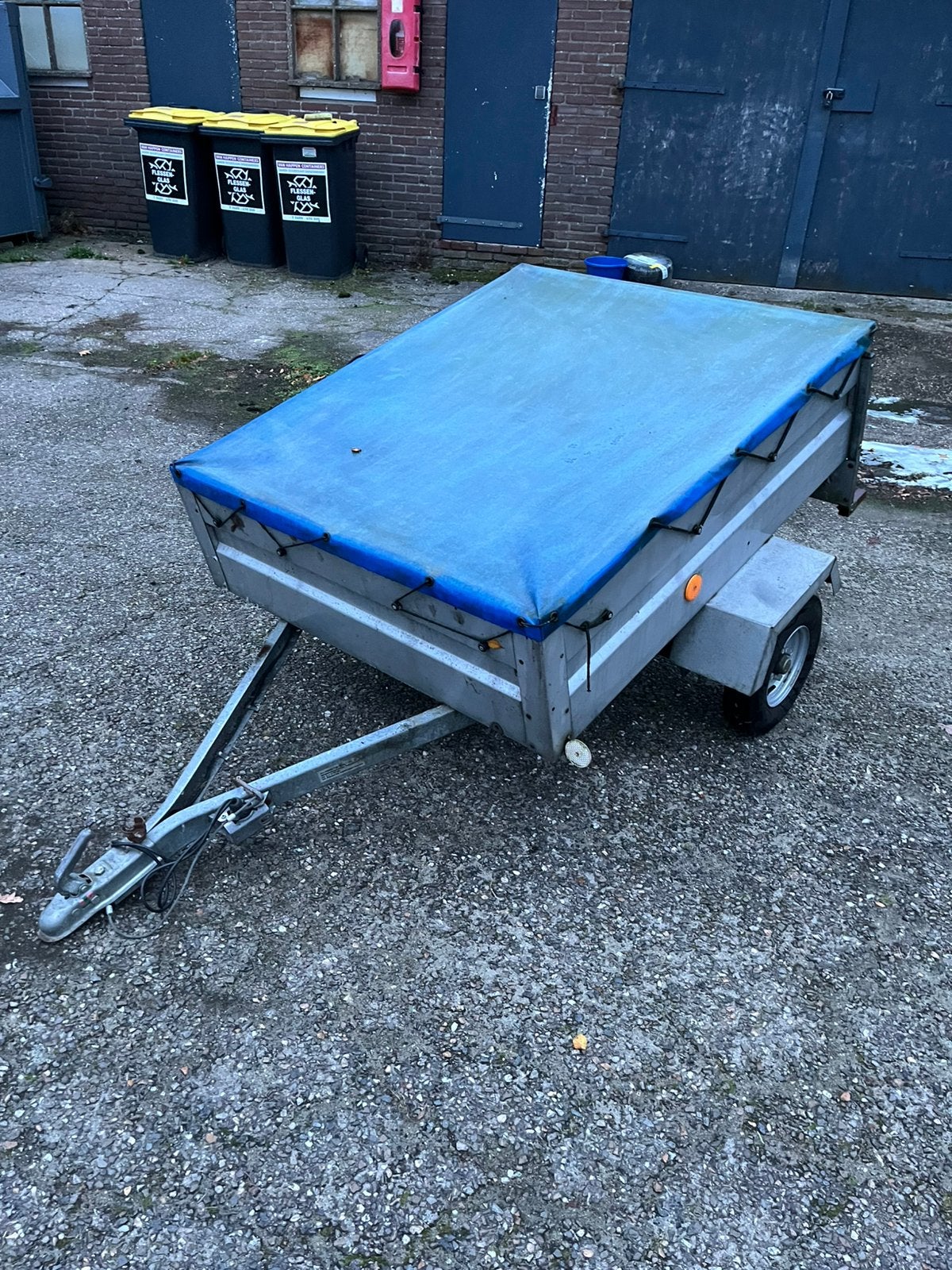Opslag aanhanger, Fietsen en Brommers, Ophalen, Gebruikt, Overige typen, 80 kg of meer