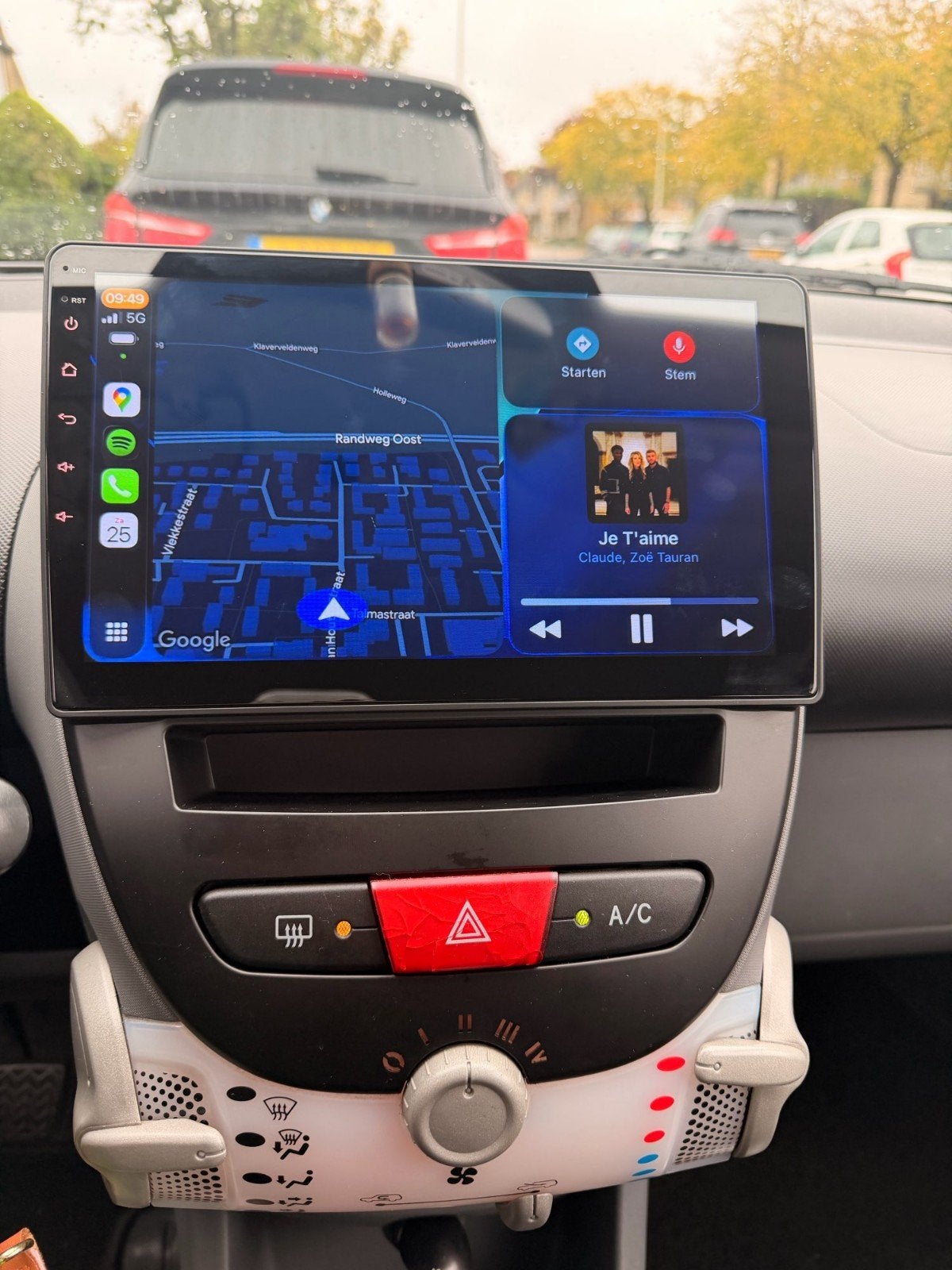 Nieuwe 10-inch Android Radio met carplay c1 aygo Peugeot107, Ophalen of Verzenden, Nieuw