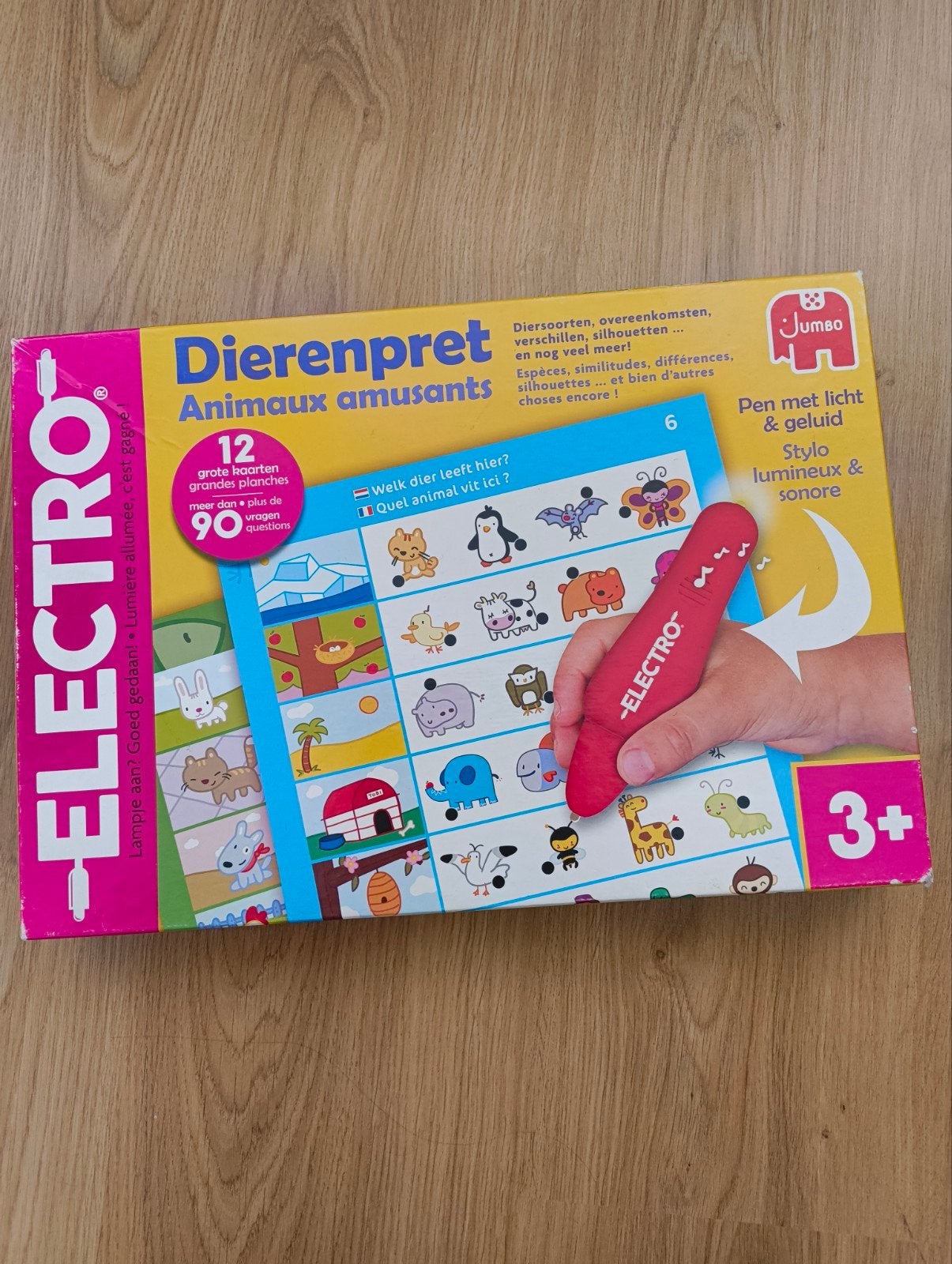 Jumbo Electro Dierenpret: Educatief spel met licht & geluid, Ophalen, Zo goed als nieuw, Overige typen, Met licht