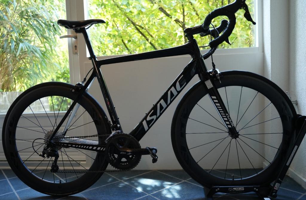 Isaac Boson carbon met powermeter, 28 inch, Gebruikt, Carbon, Velgrem