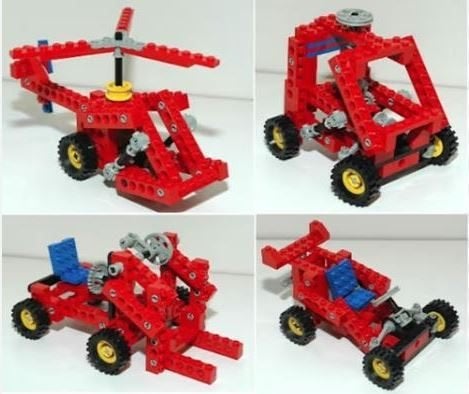 Lego Technic set 8024 Universeel., Lego, Compleet, Ophalen of Verzenden, Zo goed als nieuw