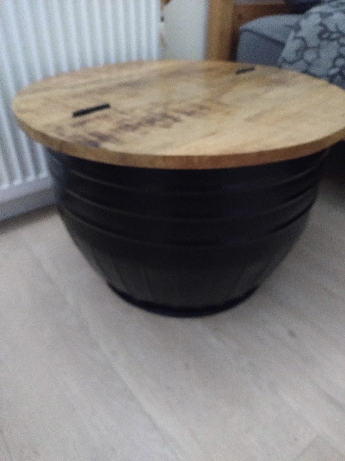 Salontafel, Ophalen, Zo goed als nieuw, Rond, Minder dan 55 cm