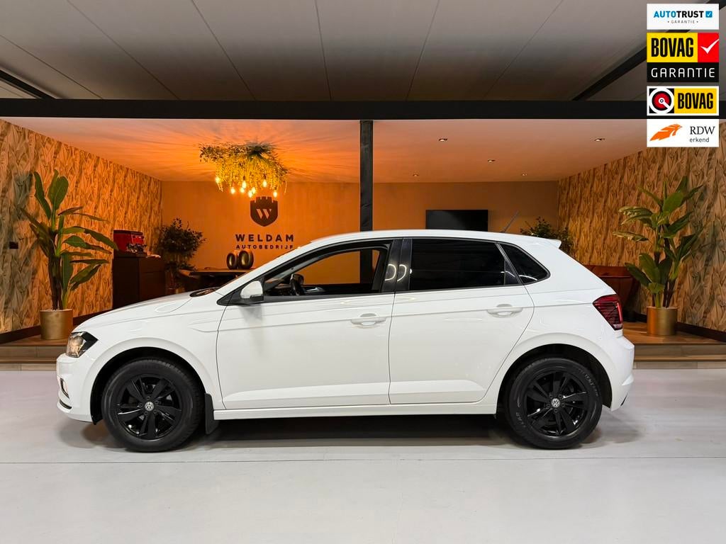 Volkswagen Polo 1.0 TSI Comfortline Garantie Carplay StoelVW, Stof, Gebruikt, Zwart, 95 pk