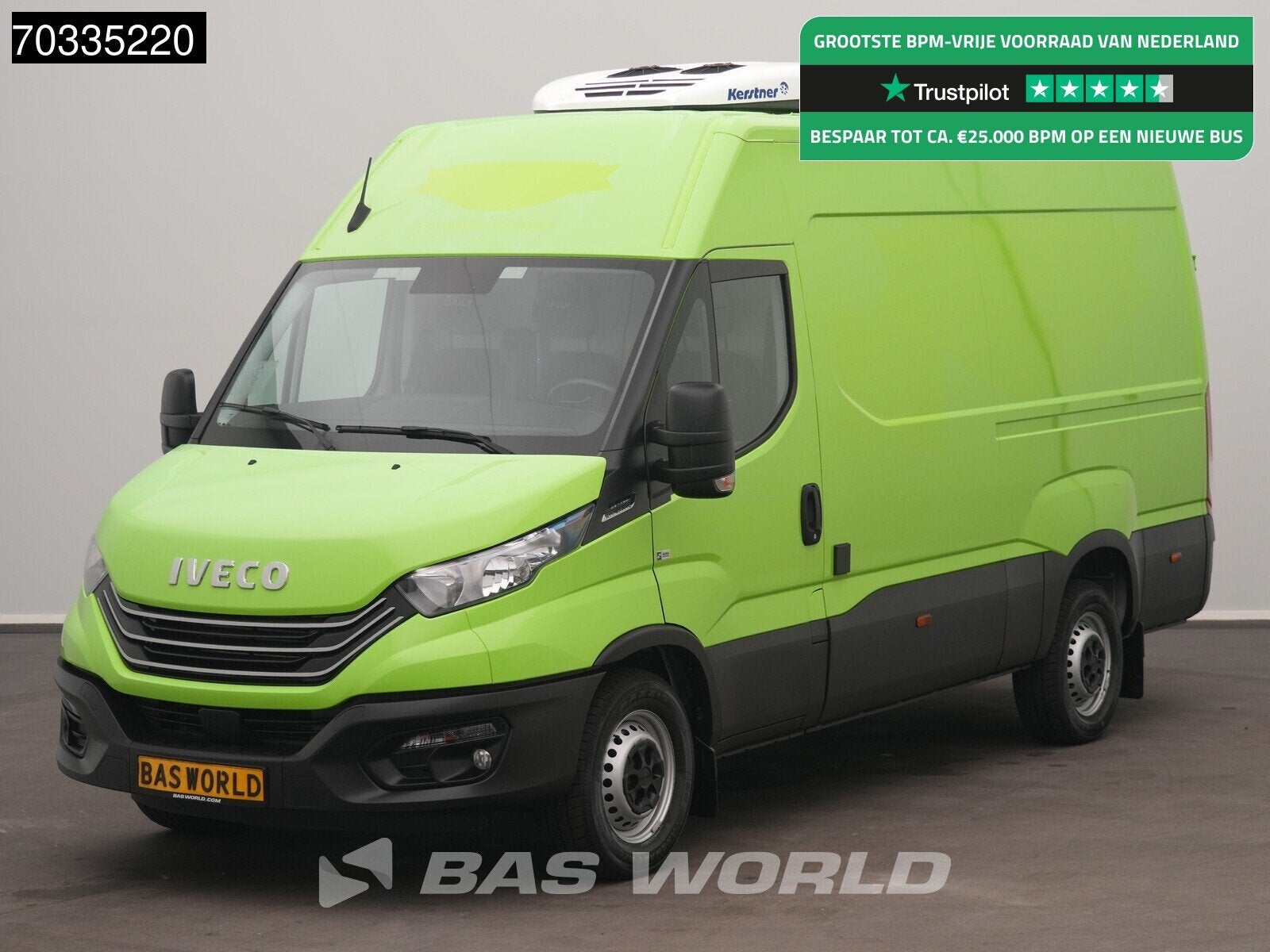 Iveco Daily 35S16 Automaat Kerstner Koelwagen 160PK Cooljet, Automaat, Stof, Gebruikt, Euro 6