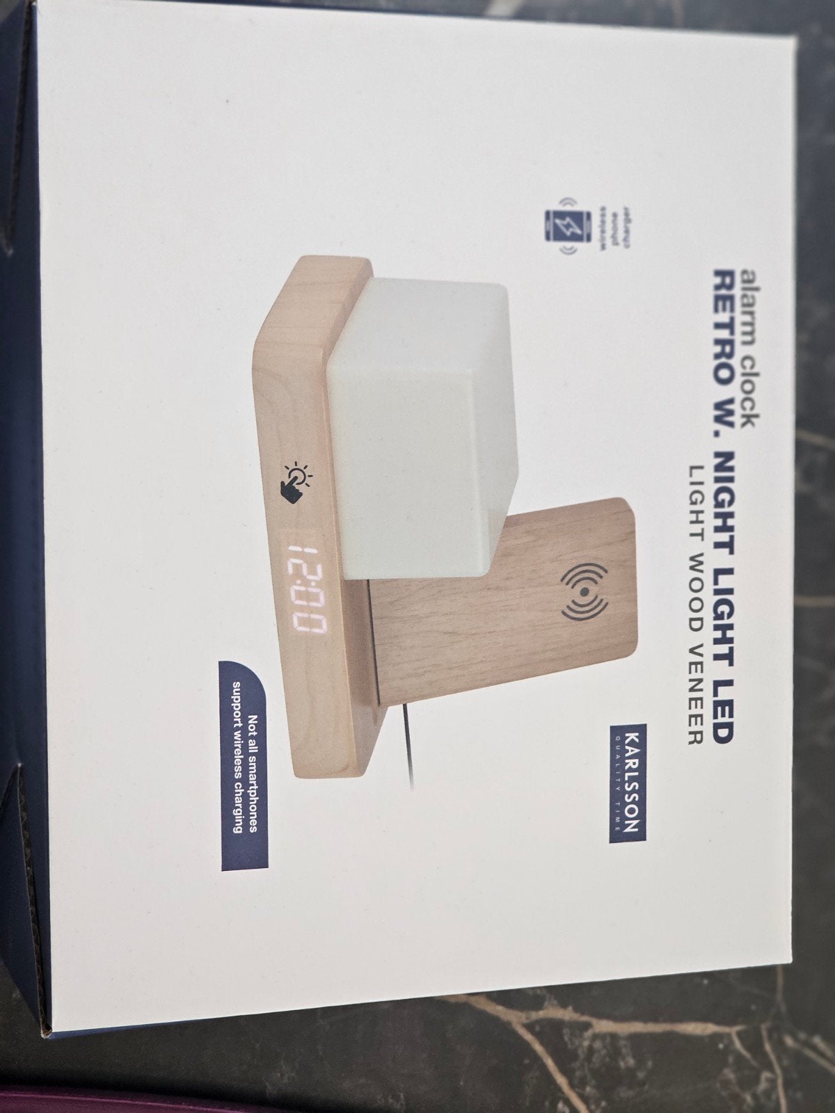 Karlsson Wekker met LED Nachtlamp & Telefoonoplader. Nieuw, Ophalen of Verzenden, Nieuw