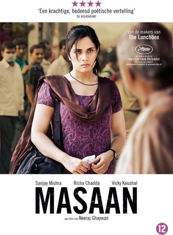 Masaan (2015) DVD Neeraj Ghaywan - Filmhuis INDIA, Drama, Overige gebieden, Alle leeftijden, Nederlands
