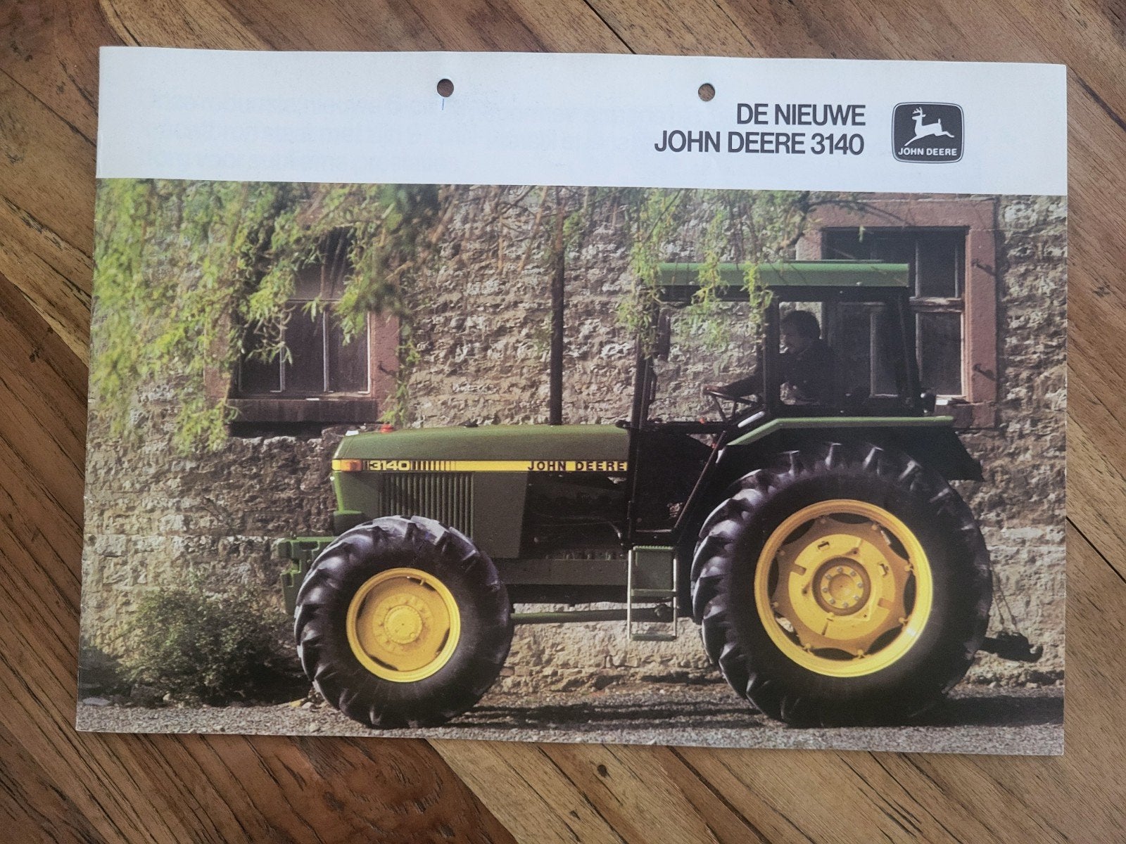 tractor folder John Deere 3140, Boeken, Catalogussen en Folders, Ophalen of Verzenden, Zo goed als nieuw