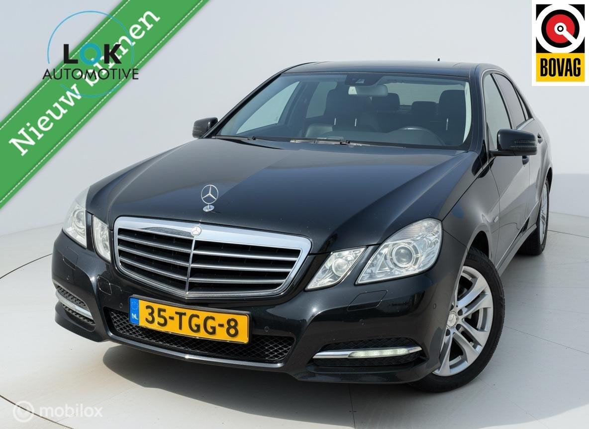 Mercedes E-klasse 200 CDI Business Class Avantgarde, Auto's, Mercedes-Benz, Automaat, Euro 5, Gebruikt, Zwart