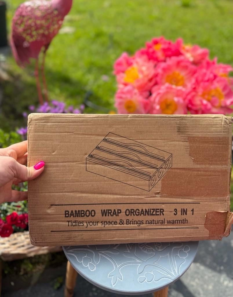 Bamboo Wrap Organizer 3-in-1 met snijder - Nieuw, Ophalen of Verzenden