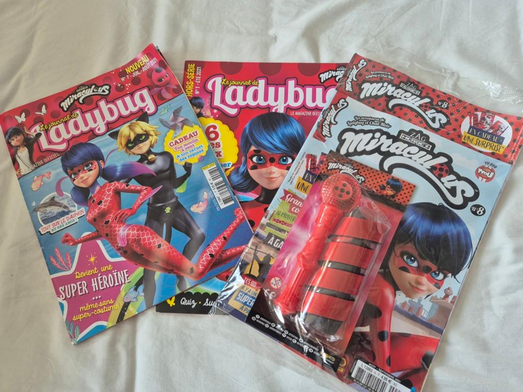 Miraculous Lady Bug 3 bladen met cadeautje / tijdschriften, Ophalen of Verzenden, Nieuw
