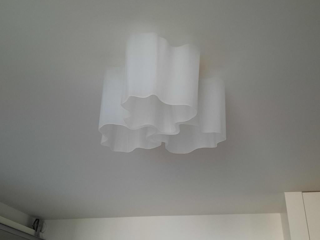 Artemide design plafondlamp, Huis en Inrichting, Ophalen, Glas